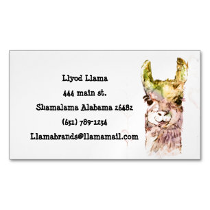 Lloyd lamama Standard, Carte de visite 3,5 pouces