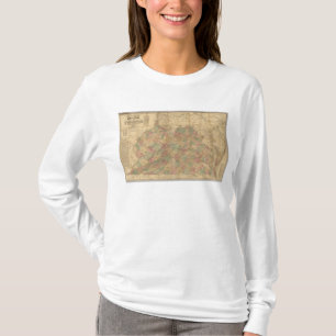 Lloyd offizielle Karte des Staat von Virginia T-Shirt