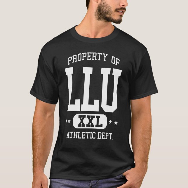 LLU Retro Athletic Property Dept T-Shirt (Vorderseite)