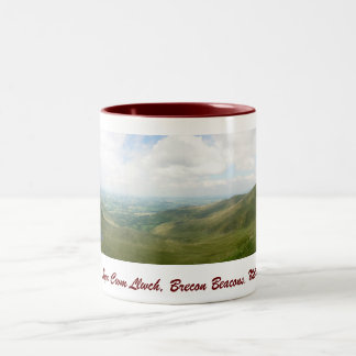 Llyn Cwm Llwch Brecon erleuchtet Tasse 2