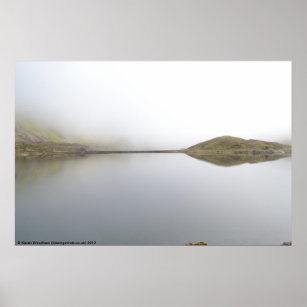 Llyn Llydaw Reservoir (Snowdonia) Poster