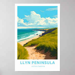 Llyn Peninsula Vereinigtes Königreich Travel Print Poster