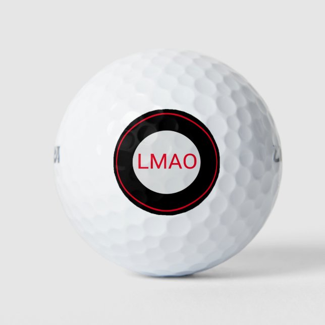 LMAO Humour Golf Ball (Vorderseite)