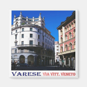 LMD028 VARESE Via Vitt. Venetien, Italien, Kühlsch Magnet