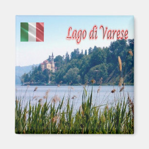 LMD033 VARESE, The Lake, Italien, Kühlschrank Magnet