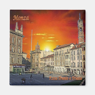 LMD055 MONZA - Piazza Trento e Trieste - Kühlschra Magnet
