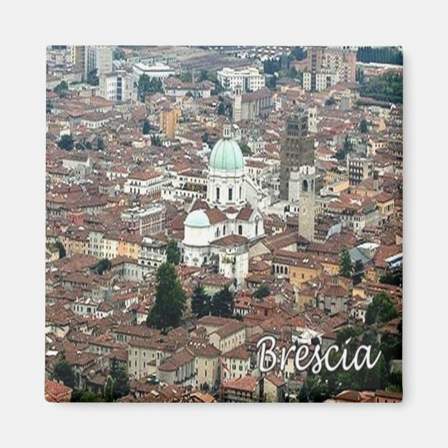 LMD100 BRESCIA, Lombardei, Italien, Kühlschrank Magnet (Vorne)