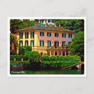 LMD116 CLOONEY-VILLA Laglio Lake Como, Postkarte