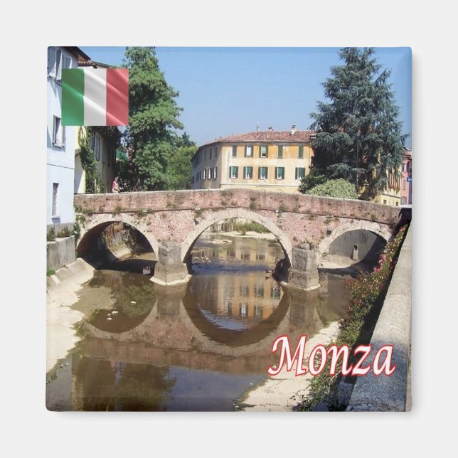 LMD116 MONZA, Lombardei, Italien, Kühlschrank Magnet (Vorne)