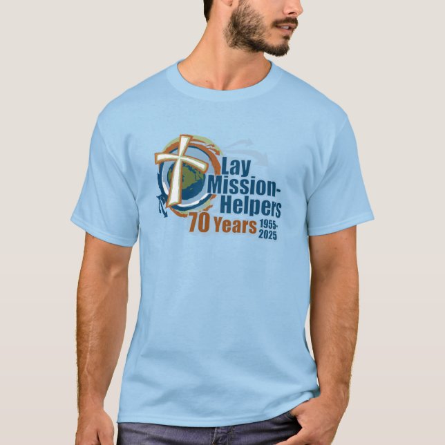LMH 70 Jahre Unisex Basic T - Shirt (Vorderseite)