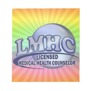 LMHC LIZENZIERTER BERATTER FÜR MEDIZINISCHE GESUND NOTIZBLOCK