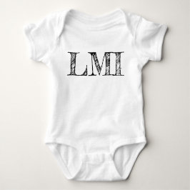 LMI Baby Jersey Bodysuit Baby Strampler