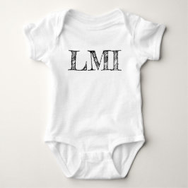 LMI Baby Jersey Bodysuit Strampler