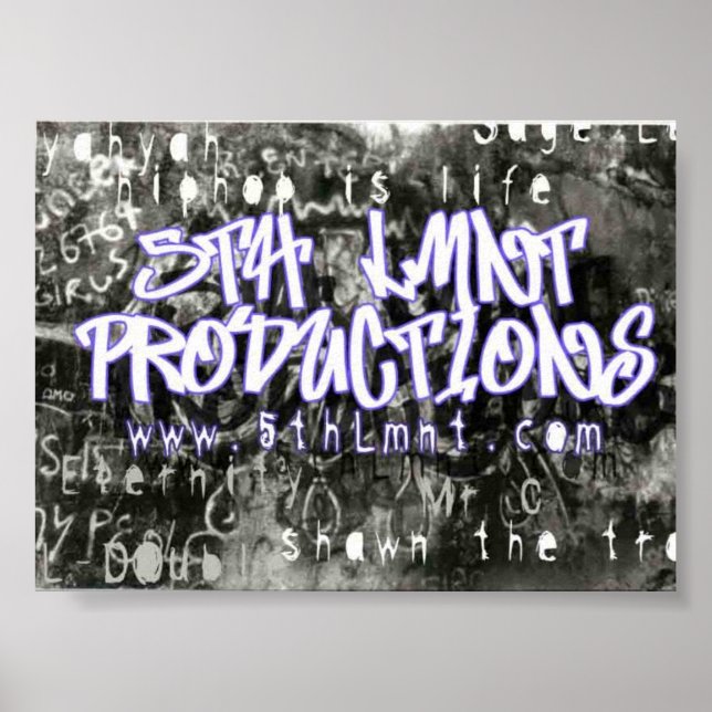 Lmnt Graffitti Poster (Vorne)