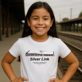 LNER Class A4 2509 Silver Link Steam Locomotive  T-Shirt