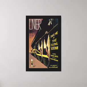 LNER ~ der FliegenScotsman Leinwanddruck