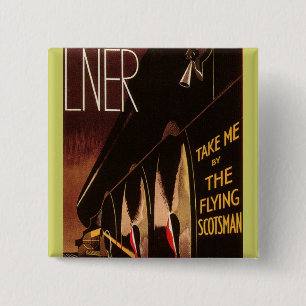 LNER Flying Scotsman Button