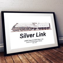 LNER-Klasse-A4-2509-Silver-Link-Dampflokomotive