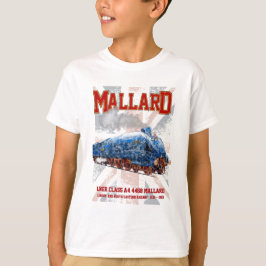 LNER Klasse A4 Mallard Lokomotive Union Jack Flag T-Shirt