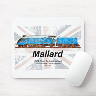 LNER-Klasse A4-Profil für Mallard-Lokomotive mit F Mousepad