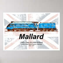 LNER-Klasse A4-Profil für Mallard-Lokomotive mit F