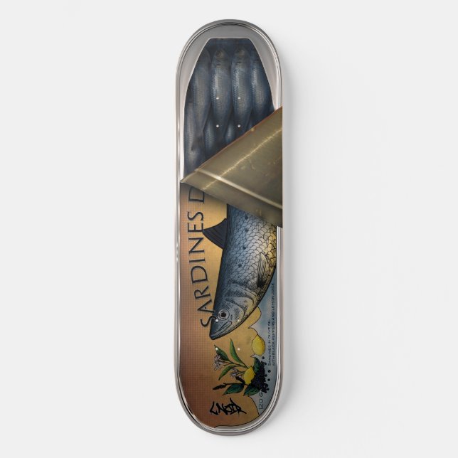 LNoir - Urban Sardines Deck Skateboard (Vorderseite)