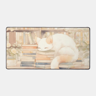 Lo-Fi Cosy Cat Gaming Mousepad Desktop Matt