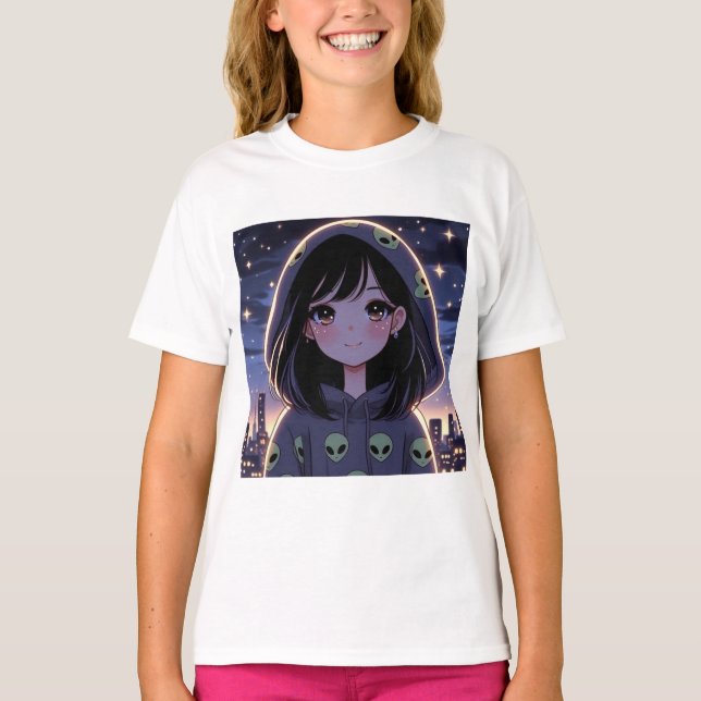Lo-Fi Galactic Babe T-Shirt (Vorderseite)