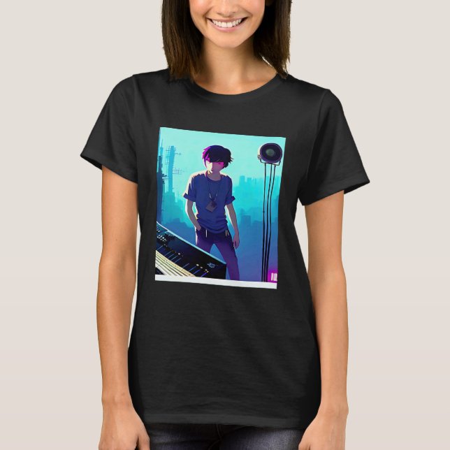 Lo fi hip hop chillhop chill beats aesthetics 10 T-Shirt (Vorderseite)