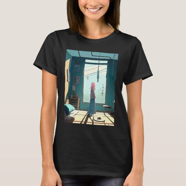 Lo fi hip hop chillhop chill beats aesthetics  24 T-Shirt (Vorderseite)