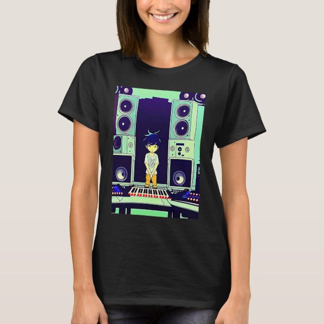 Lo fi Hip Hop Chillhop Chill Beats Ästhetik 105 T-Shirt (Vorderseite)