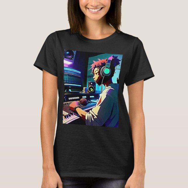Lo fi Hip Hop Chillhop Chill Beats Ästhetik 18 T-Shirt (Vorderseite)