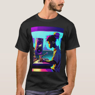 Lo fi Hip Hop Chillhop Chill Beats Ästhetik 44 T-Shirt
