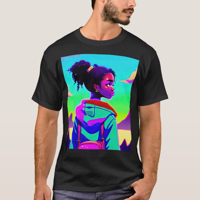 Lo fi hip hop chillhop chill beats lofi aesthetics T-Shirt (Vorderseite)