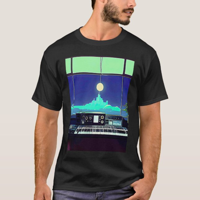 Lo fi Hip Hop Chillhop Chill beats studio aestheti T-Shirt (Vorderseite)