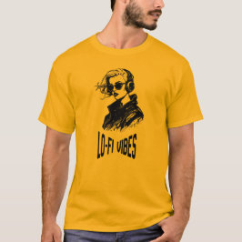Lo-Fi-Stimmungs-Vektor-Kunst T-Shirt