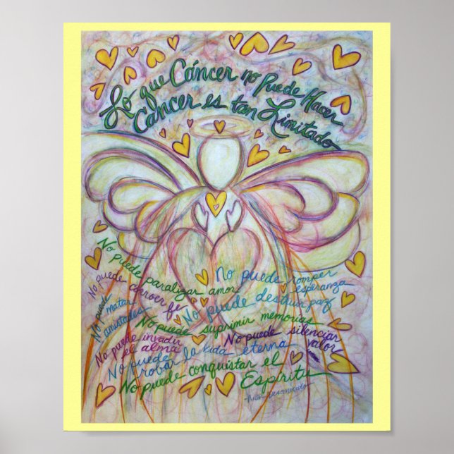 Lo que cáncer no puede hacede Angel Poster Print (Vorne)