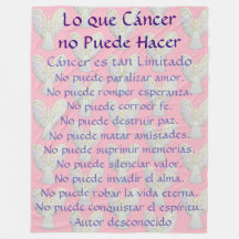 Lo que Cáncer no Puede Hacer Angel Chemo Blanket