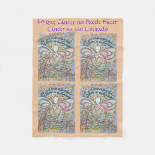Lo que cáncer no Puede Hacer Angel Chemo Blankets Fleecedecke