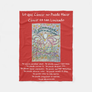 Lo que cáncer no Puede Hacer Angel Chemo Blankets Fleecedecke