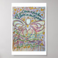 Lo que Cáncer no Puede Hacer Angel Poster Imprimer