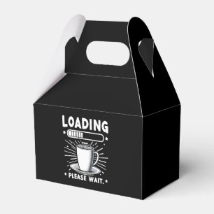 Loading Bitte warten Sie auf Kaffee lustige Kaffee Geschenkschachtel