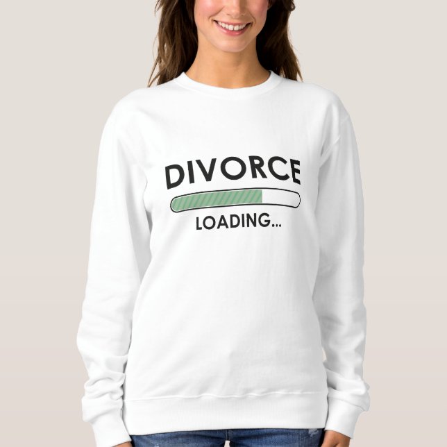 Loading-Scheidung Sweatshirt (Vorderseite)