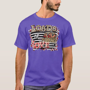Loads Of Love, Leopard Heart Truck, Valentine Cost T-Shirt