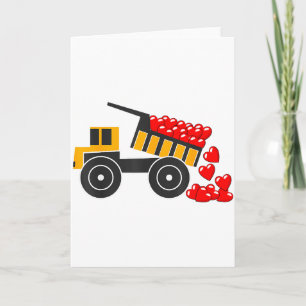 Loads Of Love Truck Valentinstag T-Shirt - Krawatt Karte