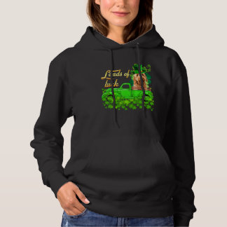 Loads Truck Goldendoodle St Patrick's Day Hoodie