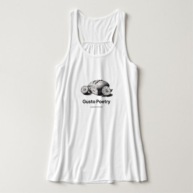 Loaf & Orange Gusto Poetry Tank Top (Design Vorderseite)