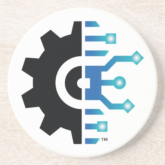 LoanWorks Gear Sandstone Untersetzer (Vorne)