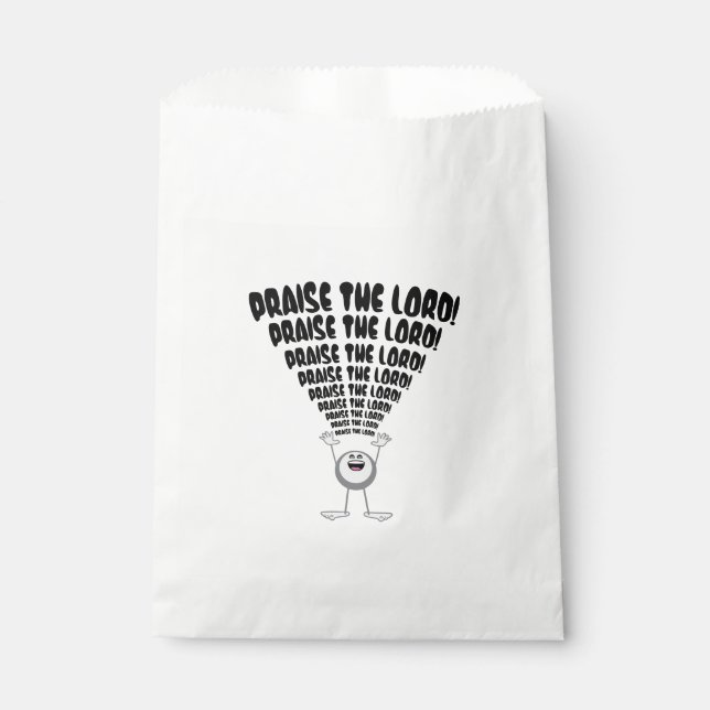 Lob des Herrn Emoji Geschenktütchen (Vorderseite)