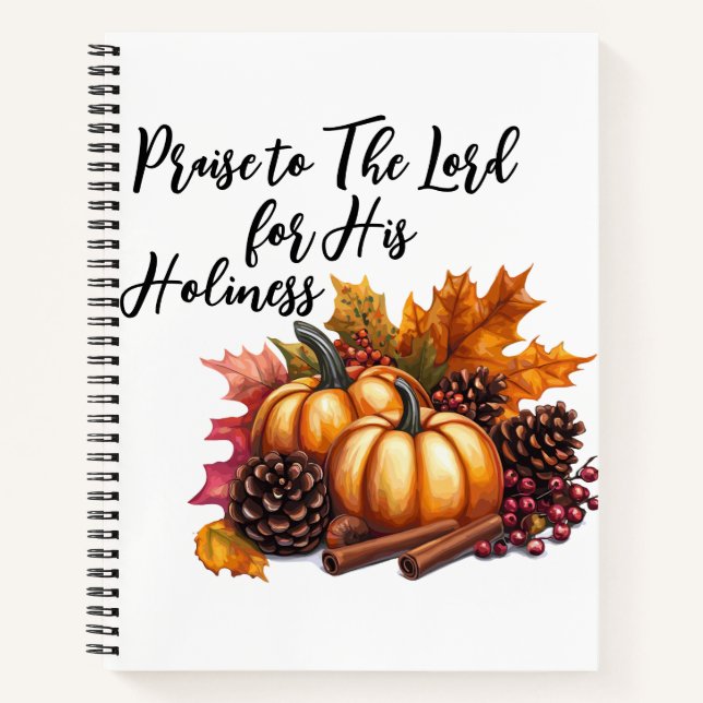 Lob des Herrn Notizbuch (Vorderseite)